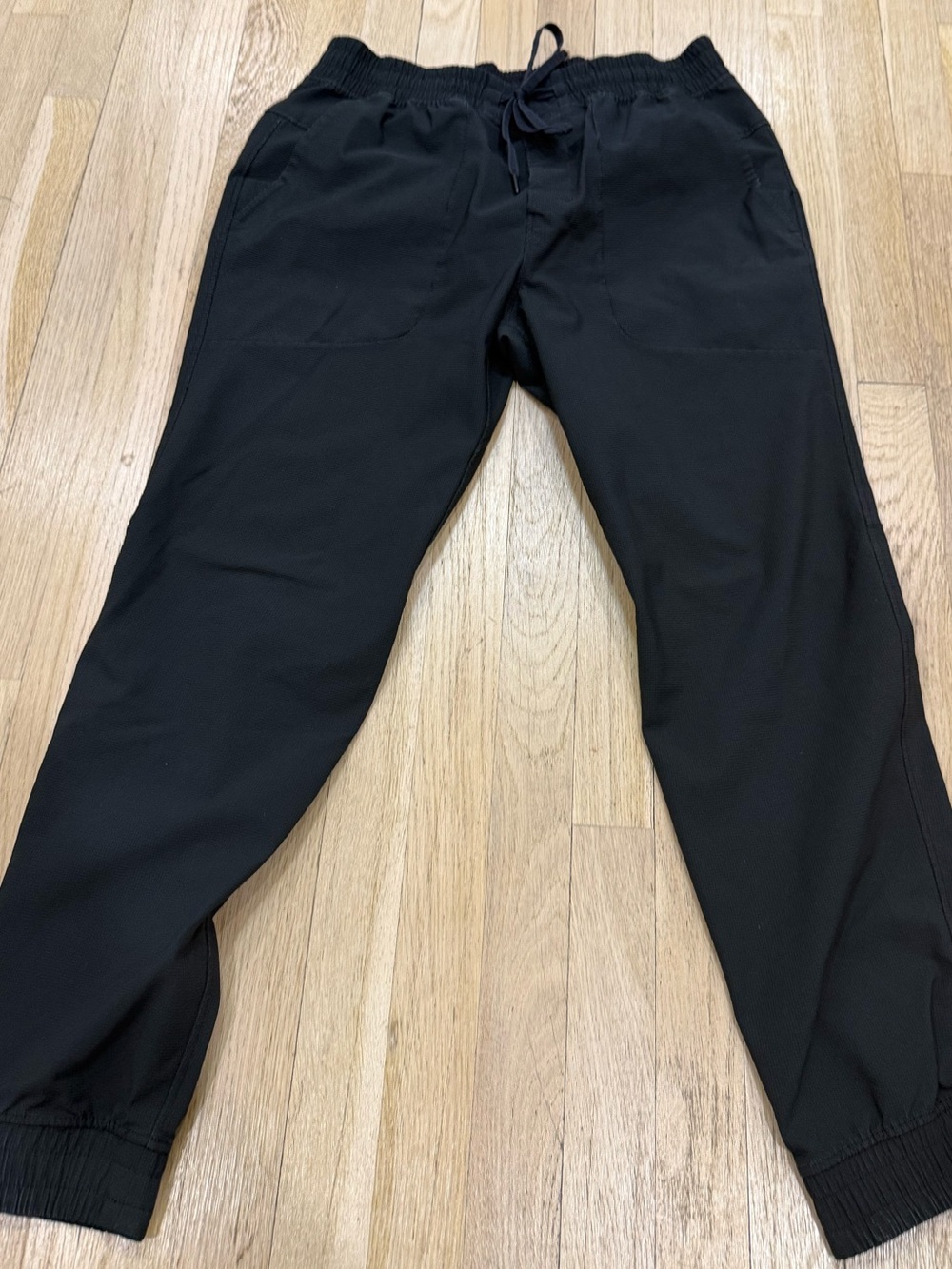 lululemon athletica Men's Black Drawstring Joggers